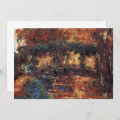 Japanische Brücke von Claude Monet, Vintage Kunst (Vorne/Hinten)