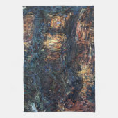 Japanische Brücke von Claude Monet, Vintage Kunst Geschirrtuch (Vertikal)