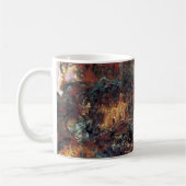 Japanische Brücke von Claude Monet, Vintage Kunst Kaffeetasse (Links)