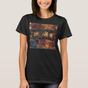 Japanische Brücke von Claude Monet, Vintage Kunst T-Shirt