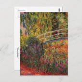 Japanische Brücke von Monet Postcard Postkarte (Vorne/Hinten)