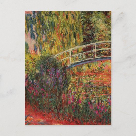 Japanische Brücke von Monet Postcard Postkarte (Vorderseite)