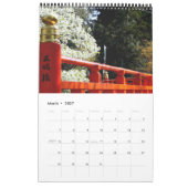 Japanische Brücken Kalender (Mär 2027)