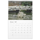 Japanische Brücken Kalender (Feb 2027)