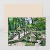 japanische Brückenpostkarte Postkarte (Vorne/Hinten)