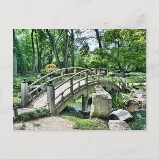 japanische Brückenpostkarte Postkarte (Vorderseite)