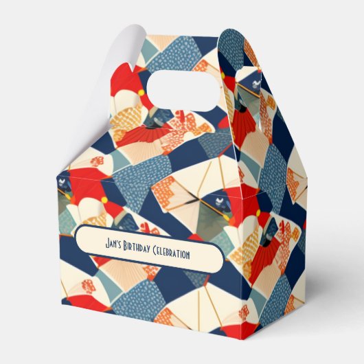 Japanische bunt gestaltete Geschenkboxen | PERSONA Geschenkschachtel (Vorderseite)