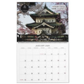 Japanische Burgen (城 Shiro) Kalender (2) (Jan 2026)