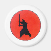Japanische Bushido-Art des Kriegermagneten Magnet (Vorne)