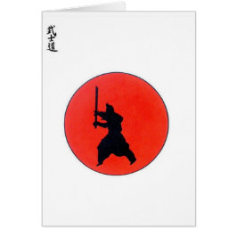 Japanische Bushido-Art des Kriegers
