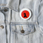 Japanische Bushido-Art des Kriegers Button (Beispiel)