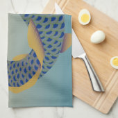 Japanische Carp-Muster Geschirrtuch (Viertel Falte)