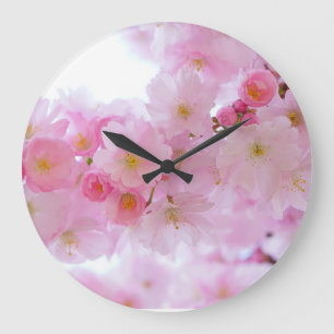 Japanische cherry Baum Große Wanduhr