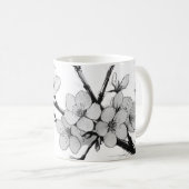 Japanische Cherry Blossom Sakura Tasse2 Kaffeetasse (VorderseiteRechts)