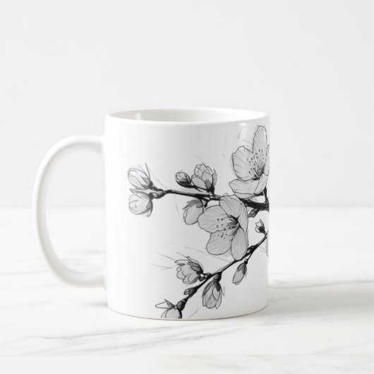 Japanische Cherry Blossom Sakura Tasse2 Kaffeetasse (Links)