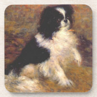 Japanische Chin Dog Art Untersetzer