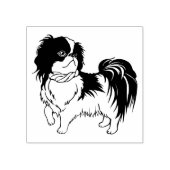 Japanische Chin Dog Breed Gummistempel (Prägung)