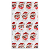 Japanische Chin Dog Breed Weihnachtsstars Kleine Geschenktüte (Rückseite)