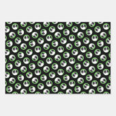 Japanische Chin Puppy-Malerei Originale Hundkunst Geschenkpapier Set (Vorderseite 3)