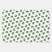 Japanische Chin Puppy-Malerei Originale Hundkunst Geschenkpapier Set (Vorderseite 2)