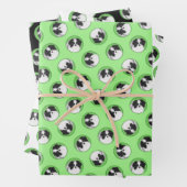 Japanische Chin Puppy-Malerei Originale Hundkunst Geschenkpapier Set (Beispiel)