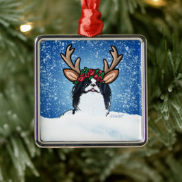 Japanische Chin Rentier Metal Ornament Aus Metall