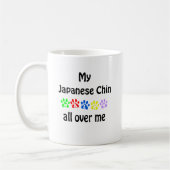 japanische Chin Walks Design Kaffeetasse (Links)