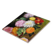 Japanische Chrysanthemen, berühmtes Bild, Fliese (Seite)