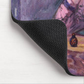 Japanische Dame mit einer Parfümflasche Mousepad (Ecke)