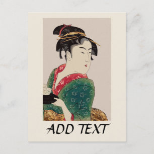 Japanische Dame, Postkarte