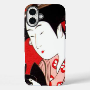 Japanische Dame Tee Servierzeremonie Zen Kunst D iPhone 16 Plus Hülle