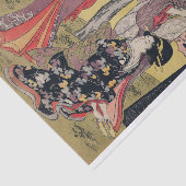 JAPANISCHE DAMEN MIT KIRSCHblüte Seidenpapier (Ausschnitt)