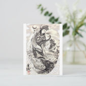 Japanische Dämonen Postkarte (Stehend Vorderseite)