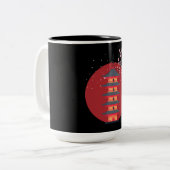 JAPANISCHE DESIGN KAFFEE TASSE (Vorderseite Links)