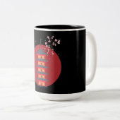 JAPANISCHE DESIGN KAFFEE TASSE (VorderseiteRechts)