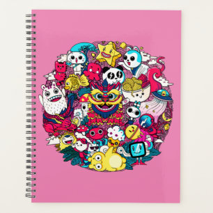 Japanische Doodle-Kunst Planer