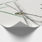 JAPANISCHE DRACHE-FLIEGE KUNDENGERECHTES GESCHENKPAPIER (Ecke)