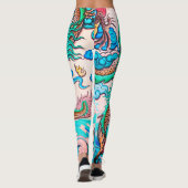 JAPANISCHE Drache-Leggings Leggings (Rückseite)