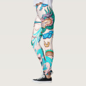 JAPANISCHE Drache-Leggings Leggings (Links)