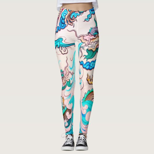 JAPANISCHE Drache-Leggings Leggings (Vorderseite)