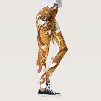 Japanische Drache-Tätowierungs-Leggings Leggings