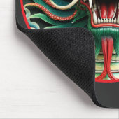 Japanische Drachen- und chinesisch-buddhistische T Mousepad (Ecke)