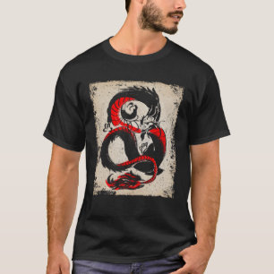 Japanische Drachenkunst Japanischer Retro 1 T-Shirt