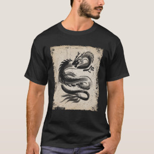 Japanische Drachenkunst Japanischer Retro 2 T-Shirt