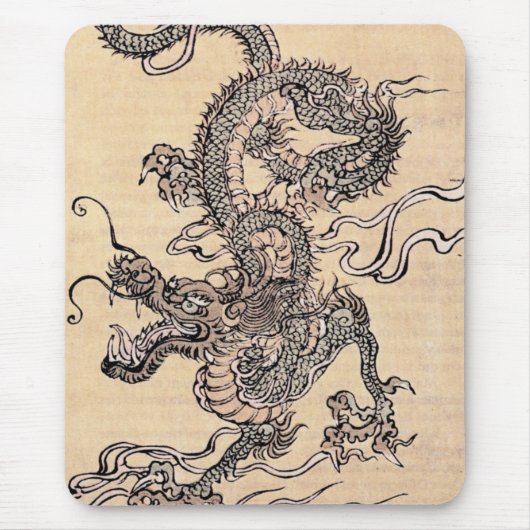 Japanische Drachenmouse Pad Mousepad (Vorne)