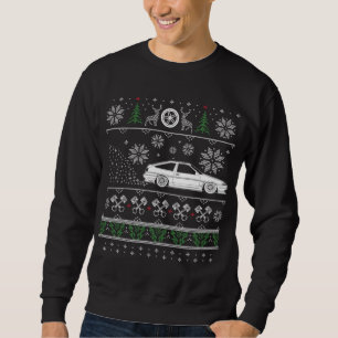 Japanische Drifting Drift Car Liebe Ugly Chri Sweatshirt
