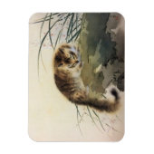 Japanische Druckkatze am Wasser Magnet (Vertikal)