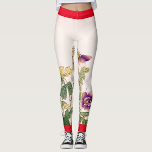 JAPANISCHE DRUCKSCHALTFLÄCHE Leggings