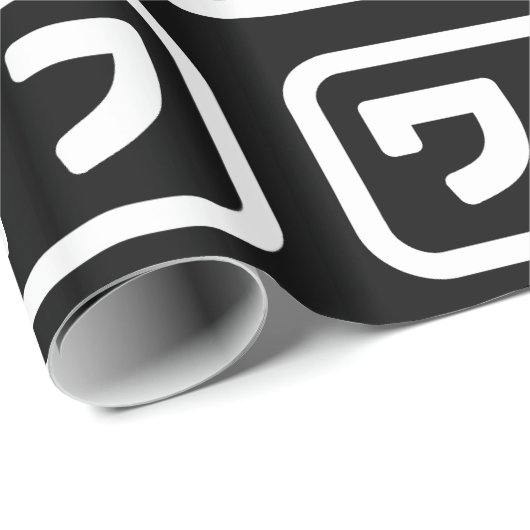 Japanische Ehefrau ワ フ Waifu | Nihongo Language Geschenkpapier (Rolleneckpunkt)