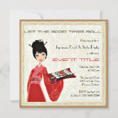 Japanische Einladung (Vorderseite)